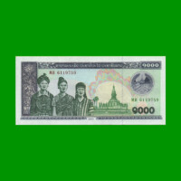 BILLETE DE LAOS 1.000 KIP, PICK 32Ab, AÑO 2003, ESTADO SIN CIRCULAR.-