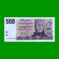 PESOS ARGENTINOS $500,00, BOT 2626a, AÑO 1984, ESTADO SIN CIRCULAR.-