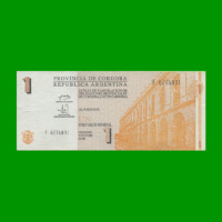 BONO DE CORDOBA $ 1,00, EC 277, AÑO 2002, SERIE F, ESTADO EXCELENTE- .-