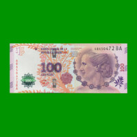 PESOS 3er DISEÑO $100,00, BOT 4335, AÑO 2016, ESTADO EXCELENTE+.-