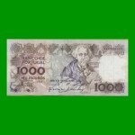 BILLETE DE PORTUGAL 1.000 ESCUDOS, PICK 181i, AÑO 1992 ESTADO BUENO+.-