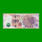 PESOS 3er DISEÑO $100,00, BOT 4336, AÑO 2016, ESTADO SIN CIRCULAR.-