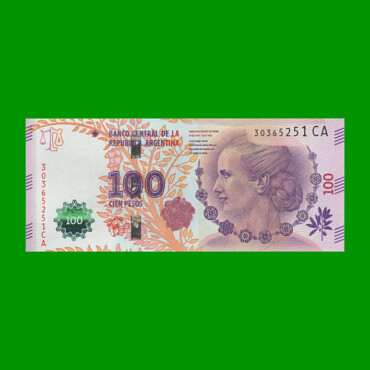 PESOS 3er DISEÑO $100,00, BOT 4336, AÑO 2016, ESTADO SIN CIRCULAR.-