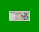 BILLETE DE BELGICA 20 FRANCOS, PICK 138, AÑO 1964 ESTADO MUY BUENO- .- - Imagen 2