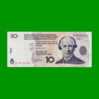 BONO REPOSICION NACIONAL LECOP $ 10,00, EC 205R, ESTADO EXCELENTE- .-