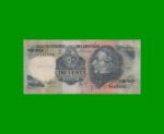 BILLETE DE URUGUAY $50,00 N$ PICK 61c, AÑO 1981, SERIE D, ESTADO BUENO+ .-