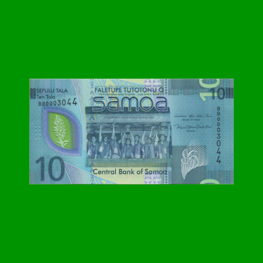 BILLETE DE SAMOA 10 TALA, PICK 48, AÑO 2007 ESTADO SIN CIRCULAR.-