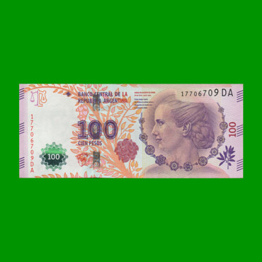 PESOS 3er DISEÑO $100,00,BOT 4337, , AÑO 2016, ESTADO MUY BUENO+.-