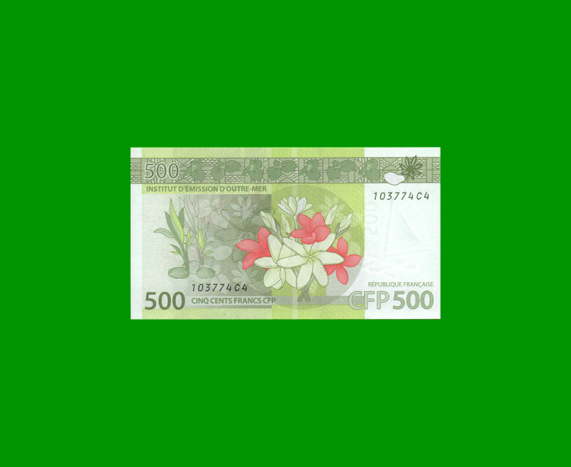 BILLETE DE TERRITORIO FRANCES DEL PACIFICO 1500 FRANCOS, PICK NEW, ESTADO SIN CIRCULAR.-