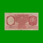 MONEDA NACIONAL $10,00, BOT 1958, AÑO 1957, ESTADO BUENO.-