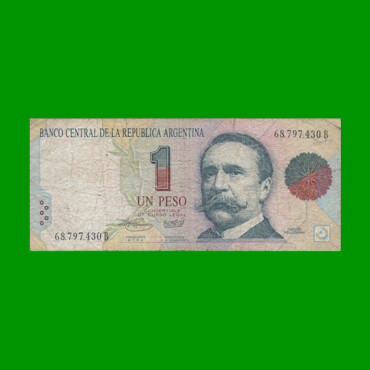 PESOS CONVERTIBLES 1er DISEÑO $1,00, BOT 3006, AÑO 1993, ESTADO BUENO.-