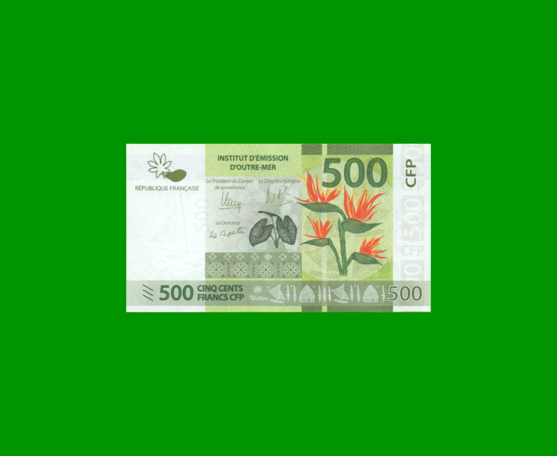 BILLETE DE TERRITORIO FRANCES DEL PACIFICO 1500 FRANCOS, PICK NEW, ESTADO SIN CIRCULAR.- - Imagen 2