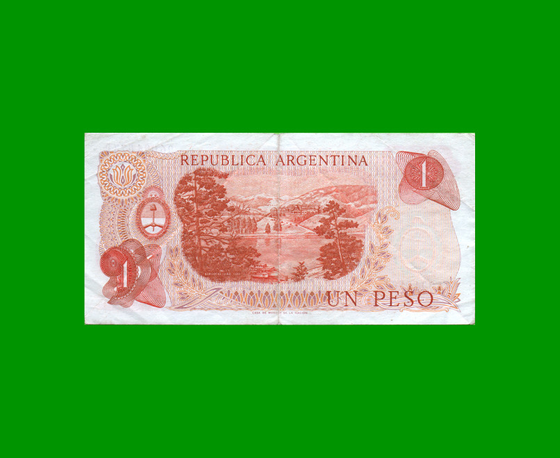 PESOS LEY 18.188 $1,00, BOT 2315, AÑO 1973, ESTADO MUY BUENO- .- - Imagen 2