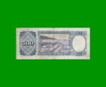 BILLETE DE BOLIVIA 500 PESOS BOLIVIANOS, PICK 166a, AÑO 1981, ESTADO MUY BUENO- .- - Imagen 2
