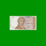 BILLETE DE CROACIA 1 DINAR, PICK 16a, AÑO 1991, ESTADO SIN CIRCULAR.-