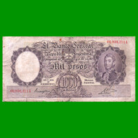MONEDA NACIONAL $1.000,00, BOT 2127, AÑO 1946, ESTADO REGULAR .-
