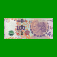 PESOS 3er DISEÑO $100,00,BOT 4341, , AÑO 2017, ESTADO EXCELENTE+ .-