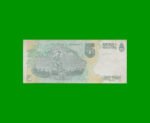 PESOS CONVERTIBLES 1er DISEÑO $5,00, BOT 3030, AÑO 1995, ESTADO BUENO+.- - Imagen 2