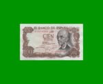 BILLETE DE ESPAÑA 100 PESETAS, PICK 152, AÑO 1970, ESTADO EXCELENTE+ .-