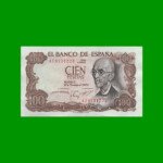 BILLETE DE ESPAÑA 100 PESETAS, PICK 152, AÑO 1970, ESTADO EXCELENTE+ .-