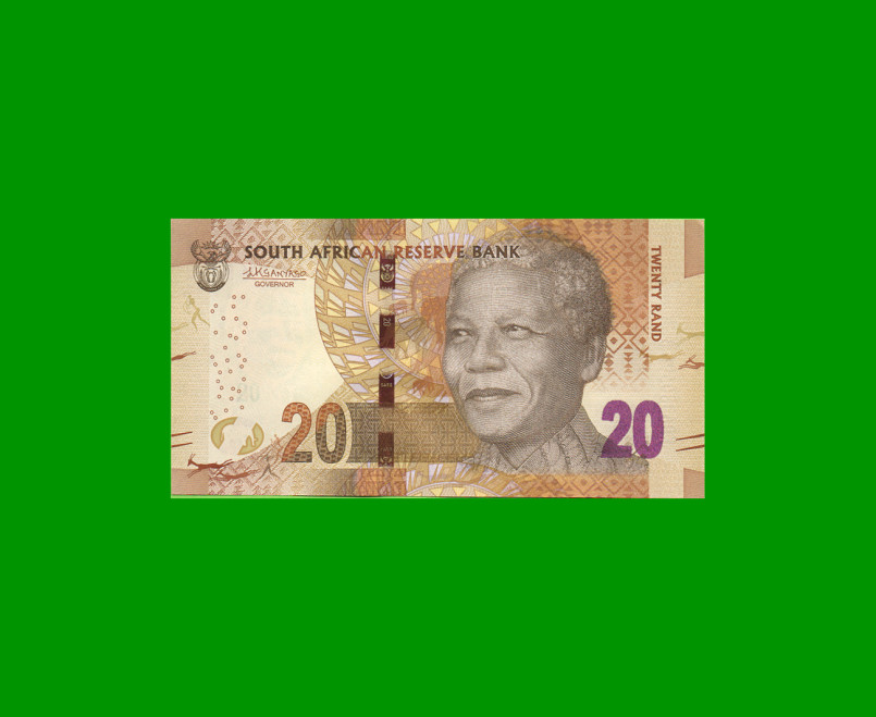 BILLETE DE SUDAFRICA 20 RAND, PICK 139, ESTADO SIN CIRCULAR.-