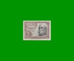 BILLETE DE ESPAÑA 1 PESETA, PICK 144, AÑO 1953, ESTADO MUY BUENO+ .-