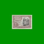 BILLETE DE ESPAÑA 1 PESETA, PICK 144, AÑO 1953, ESTADO MUY BUENO+ .-