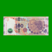 PESOS 3er DISEÑO $100,00,BOT 4343, , AÑO 2017, ESTADO SIN CIRCULAR.-