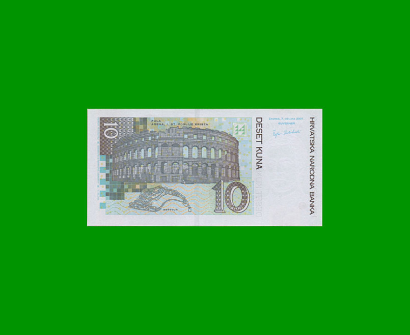 BILLETE DE CROACIA 100.000 DINARA, PICK 27, AÑO 1993, ESTADO SIN CIRCULAR.- - Imagen 2