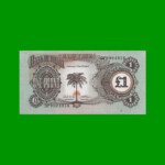 BILLETE DE BIAFRA 1 POUND, PICK 5,AÑO 1968, ESTADO SIN CIRCULAR.-