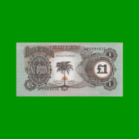 BILLETE DE BIAFRA 1 POUND, PICK 5,AÑO 1968, ESTADO SIN CIRCULAR.-