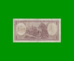 BILLETE DE CHILE 1 ESCUDO, PICK 136, AÑO 1967/70, ESTADO BUENO+- - Imagen 2