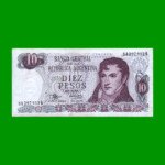 PESOS LEY 18.188 $10,00, BOT 2348, AÑO 1973, ESTADO MUY BUENO.-