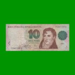 PESOS CONVERTIBLES 1er DISEÑO $10,00, BOT 3042, AÑO 1994, ESTADO BUENO.-