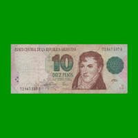 PESOS CONVERTIBLES 1er DISEÑO $10,00, BOT 3042, AÑO 1994, ESTADO BUENO.-
