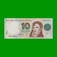 PESOS CONVERTIBLES 1er DISEÑO $10,00, BOT 3043, AÑO 1994, ESTADO MUY BUENO .-