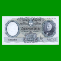 MONEDA NACIONAL $500,00, BOT 2118, AÑO 1966, ESTADO EXCELENTE+ .