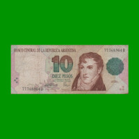 PESOS CONVERTIBLES 1er DISEÑO $10,00, BOT 3046, AÑO 1996, ESTADO BUENO+.-