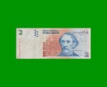 PESOS CONVERTIBLES 2do DISEÑO $2,00, BOT 3202, AÑO 1998, ESTADO BUENO+ .-