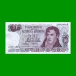 PESOS LEY 18.188 $10,00, BOT 2356, AÑO 1975, ESTADO EXCELENTE- .-
