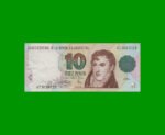 PESOS CONVERTIBLES 1er DISEÑO $10,00, BOT 3046, AÑO 1996, ESTADO MUY BUENO.-