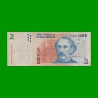 PESOS CONVERTIBLES 2do DISEÑO $2,00, BOT 3212 AÑO 2002, ESTADO BUENO .-