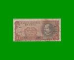 BILLETE DE CHILE 10 ESCUDOS, PICK 143, AÑO 1973/75, ESTADO BUENO .-