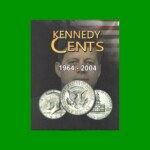 ÁLBUM VACIO PARA MONEDAS DE EEUU, KENNEDY CENTS 1964/2004, NUEVO.-