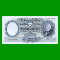 MONEDA NACIONAL $500,00, BOT 2120, AÑO 1966, ESTADO EXCELENTE.-