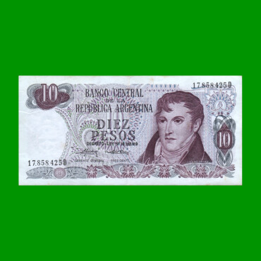 PESOS LEY 18.188 $10,00, BOT 2356a, AÑO 1975, ESTADO EXCELENTE.-