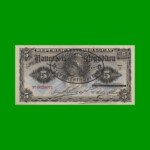 BILLETE DE PARAGUAY 5 GUARANI, PICK 157, LEY 1907, ESTADO SIN CIRCULAR