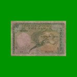 BILLETE DE VIETNAM DEL SUR 5 DONG, PICK 2a, AÑO 1955, ESTADO BUENO .-