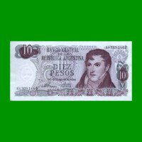 PESOS LEY 18.188 $10,00, BOT 2359, AÑO 1976, ESTADO EXCELENTE .-