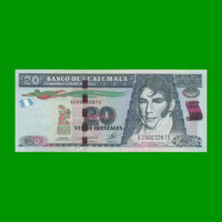 BILLETE DE GUATEMALA 20 QUETZALES PICK NEW, AÑO 2014, ESTADO SIN CIRCULAR.-